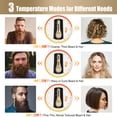 thumbnail image 6 of Beard Straightener for Men Electric Hair/Beard Comb, 3 In 1 Mutifunctional Beard & Hair Straightener Brush, Great Gift for Men Daddy Husband, 6 of 10