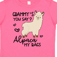 thumbnail image 4 of Inktastic Grammy's You Say Alpaca My Bags Boys or Girls Toddler T-Shirt, 4 of 5