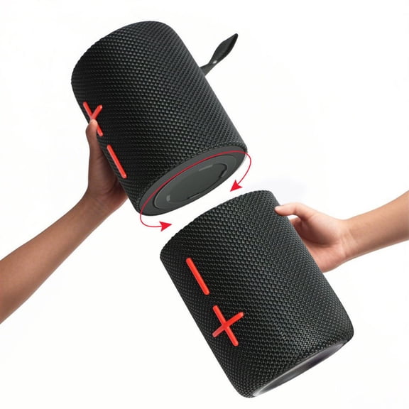 20W 2-In 1 Wireless Portable Speaker with Split Design, Colorful Light, TWS Interconnection, 15h Playtime