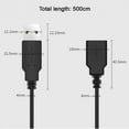 thumbnail image 5 of Cable de extensión de alimentación extra largo, cable de alimentación de carga rápida para cámara de seguridad doméstica para cámara de interior, cable micro USB con compatibilidad universal y carga, 5 of 5
