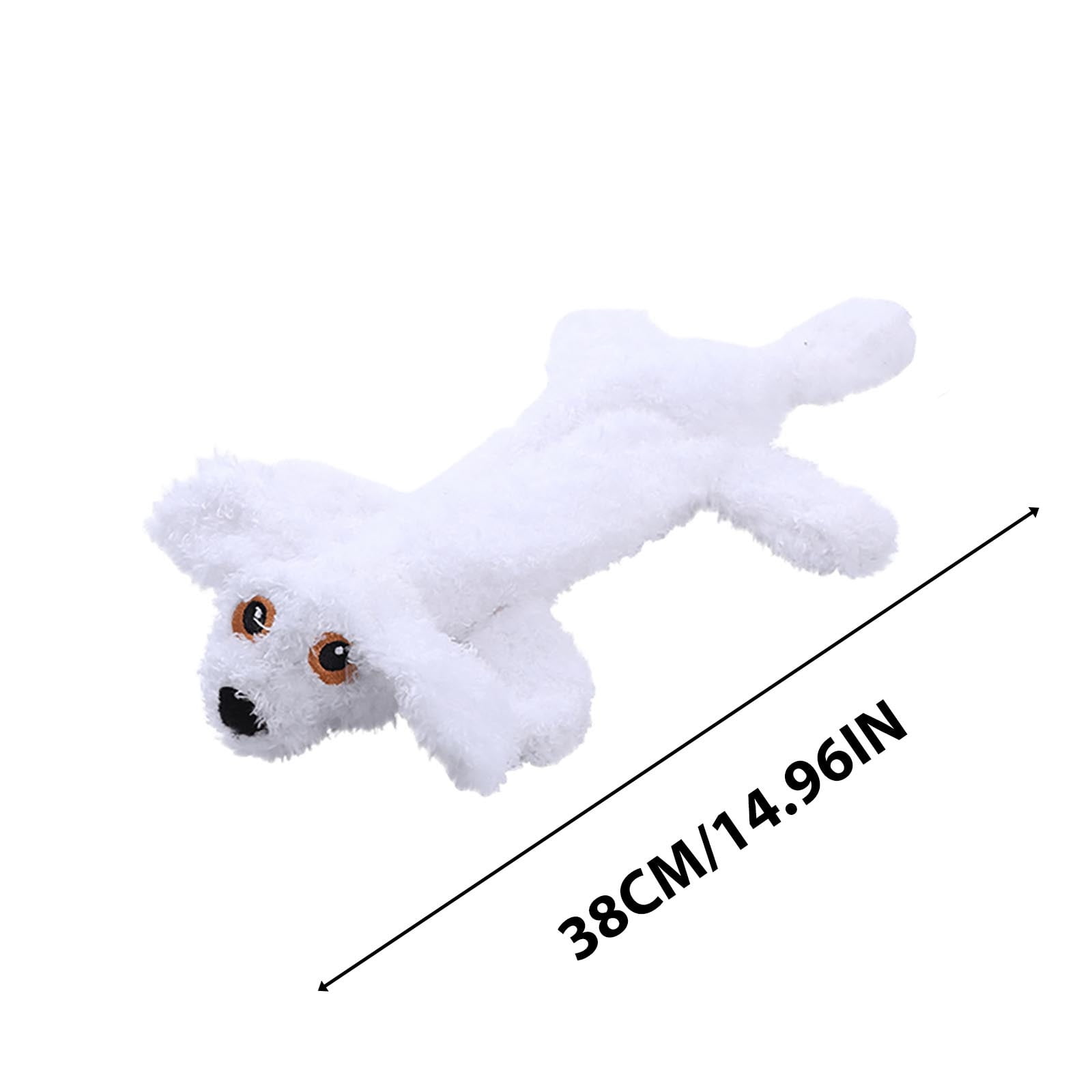 Indestructible Duck-Shaped Linen Chew Toy for Power Chewers, Interactive Dog Toys for Puppy Teething, Soft, Washable and Built to Last