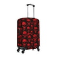 thumbnail image 3 of Bingfone Red Skulls Luggage Cover Washable Suitcase Cover Protector Anti-scratch Suitcase cover Fits 18-32 inch Luggage, 3 of 9