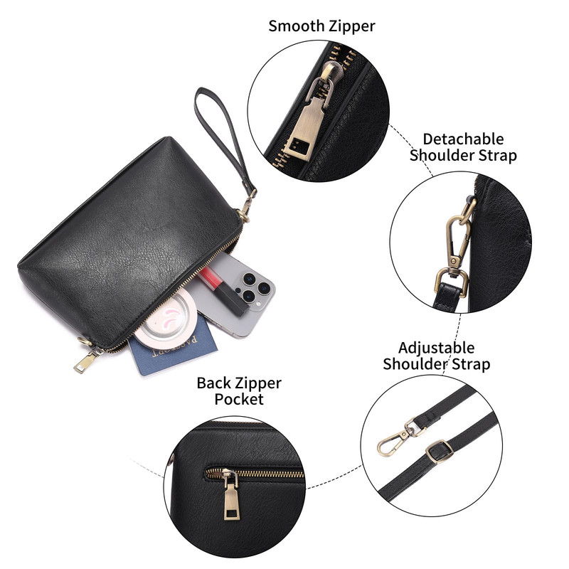 Gaekeao RFID Blocking Leather Crossbody Bag photo 5