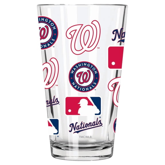 Washington Nationals Full Wrap Pint Glass