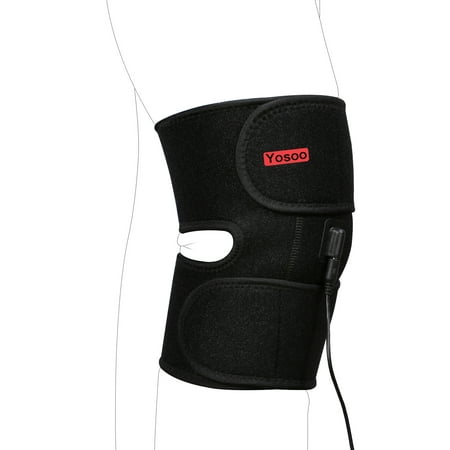 Heated Knee Brace Wrap Support / Electric Therapeutic Heating Pad for Joint Pain, Arthritis Pain (Best Treatment For Knee Joint Pain In India)
