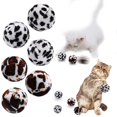 thumbnail image 2 of Cloth Patch Ball Cat Toy, Interactive Fabric Toy for Cats with Colorful Designs, Fun And Safe Cat Plaything for Exercise And Entertainment, Compact Cat Toy for Indoor Fun, 2 of 7