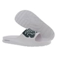 thumbnail image 4 of Lacoste Womens Croco Slide Sandals 5 Wht/Dk Grn, 4 of 5