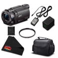 thumbnail image 1 of Videocámara Sony 4K HD con grabación de vídeo FDR-AX33 Handycam - Paquete con accesorios, 1 of 6