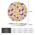 thumbnail image 2 of Kdxio Butterflies and Vintage Bone China Decorative Plate Ceramic Decorative Plate for Home Office Wall Stand Decorative Plates for Home Bedroom-10in, 2 of 6