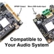 thumbnail image 3 of Módulo Receptor De Audio Wifi Mini 2 En 1 Inalámbrico Bluetooth 5.0 Soporte De Placa De Audio Para Apple / Android seitruly EL012457-00, 3 of 6