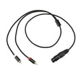 thumbnail image 3 of 3 Pin XLR Female to Dual Male Y Splitter Cable,Mixer Amplifier Audio Cable,Stereo Audio Interconnect, 3 of 5