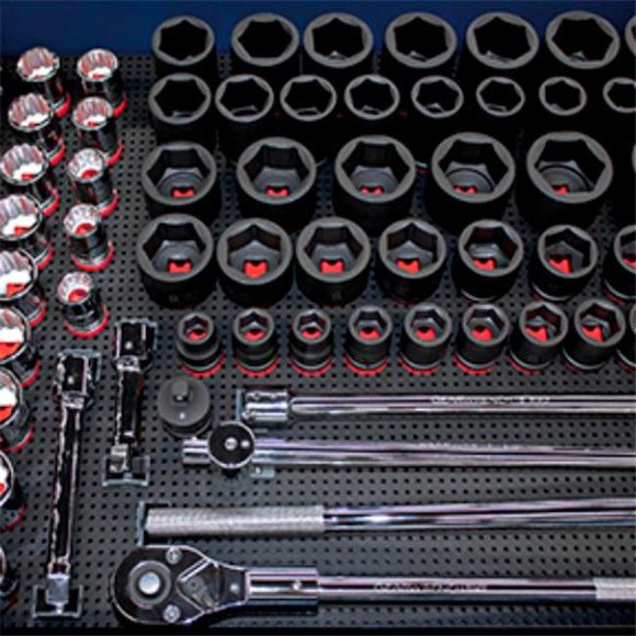 Tool Grid TLG-34DRBDL100 Metric & SAE Toolgrid Holder Bundle for 0.75 in Drive Tools
