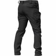 thumbnail image 4 of IhhxPro Big and Tall Men's Outdoor Cargo Pants Softshell Multi Pocket Work for Hiking Camping S-4XL, 4 of 5