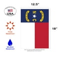 thumbnail image 2 of Toland Home Garden North Carolina State Flag Garden Flag, 2 of 5