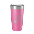 thumbnail image 1 of Deer Point Lake Map Tumbler Travel Mug Insulated Laser Engraved Coffee Cup Florida 20 oz Pink, 1 of 1
