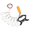 thumbnail image 2 of Haofy Poissons Vivants Flottant Portable Verrou Poisson Vivant Acier Inoxydable Durable pour, 2 of 8
