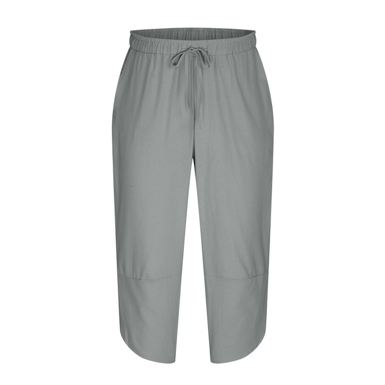 Xihbxyly Mens Shorts Comfort Soft Linen/Cotton Pocket Elastic