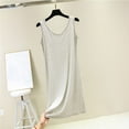 thumbnail image 2 of Tsesme Sleeveless Nightgowns for Women Loose V-Neck Soft Above Knee Sleepwear Summer Comfy Tank Sleep Dresses, 2 of 5