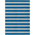 thumbnail image 2 of Addison Rugs Chantille Indoor/Outdoor Transitional Stripes Blue Washable Rectangle Rug, 5' x 7'6", 2 of 6