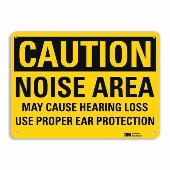 Lyle Caution Sign,14" W,10" H,0.040" Thick, U4-1556-NA_14x10 U4-1556-NA_14x10