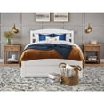 thumbnail image 2 of AFI Lit Grand Traditionnel en Bois Massif avec Lit Gigogne Simple Blanc, 2 of 16