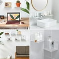thumbnail image 5 of 4 Pack Small Wall Shelf, 4'' Acrylic Wall Shelves Display Ledges for Storage & Decoration, Small Floating Shelf for Wall with 2 Types of Installation (Adhesive or Screw), 5 of 5