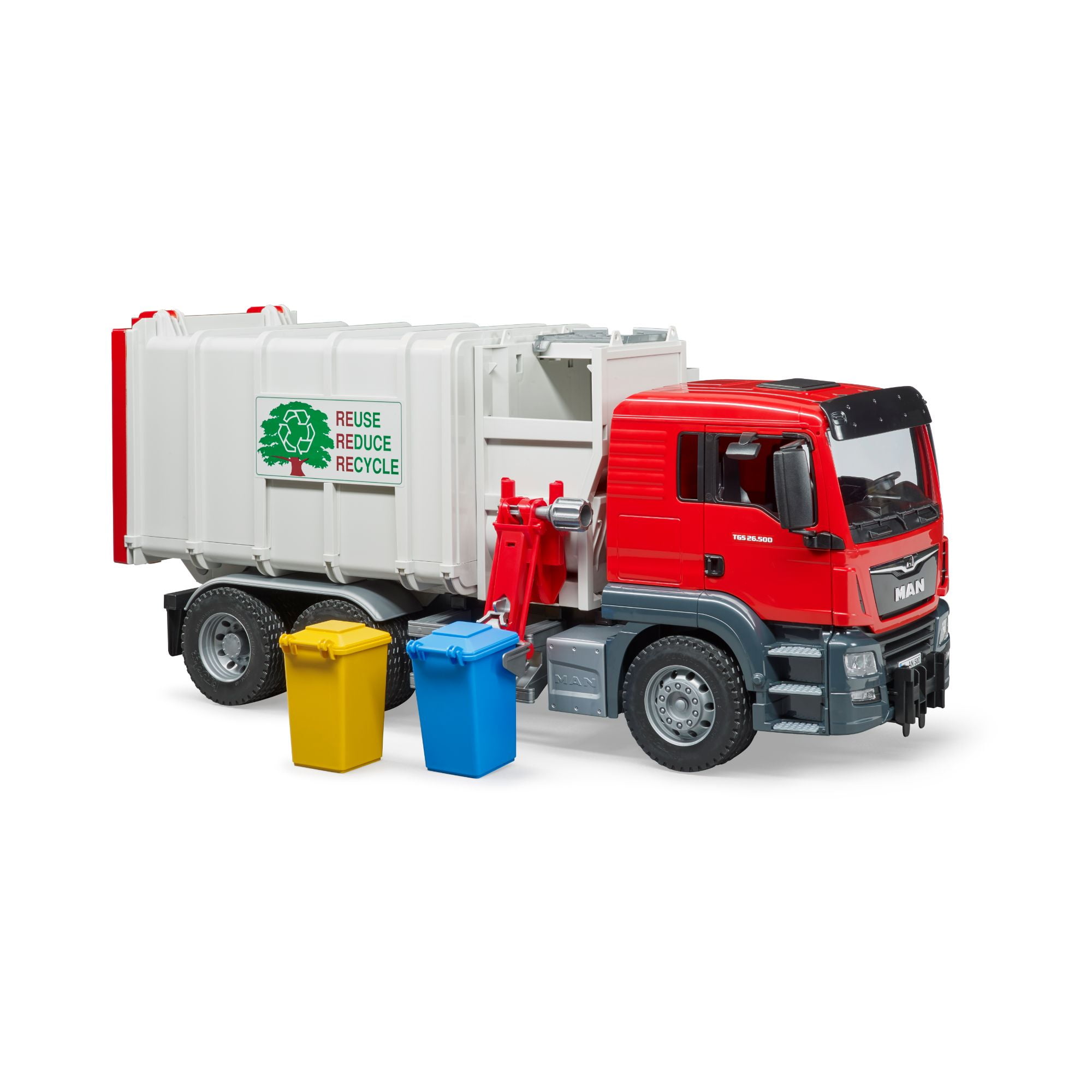 1/16th MACK Granite Side Loading Garbage Truck by Bruder 02811 