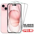 thumbnail image 1 of 4-1Pcs Screen Protector Case for IPhone 15 14 13 12 11 Pro Max Tempered Glass for IPhone X XR XS Max 6 7 8 Protective Glass Film 2pcs HD For iPhone 7 8 plus, 1 of 6