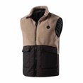 thumbnail image 4 of qafoshin Men's Heated Fleece Vest 4 Control 28 Heating Zones 3-Gear Adjustable Jacket Outdoor Commuting Warm Vest, 4 of 10
