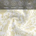 thumbnail image 5 of Yellow Flower Cloth Napkins, Vintage Farmhouse Boho Leaf Spring Plant Washable and Reusable Dinner Napkins Set of 4, Table Napkin for Kitchen Party Birthday Wedding Hotel Housewarming 20"x20", 5 of 8