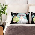 thumbnail image 2 of Bingfone Summer Gnome,Cute Gnome Satin Pillowcase for Hair - Standard Size with Zipper Silky & Soft Pillow Covers,20x30 Inches, 2 of 6
