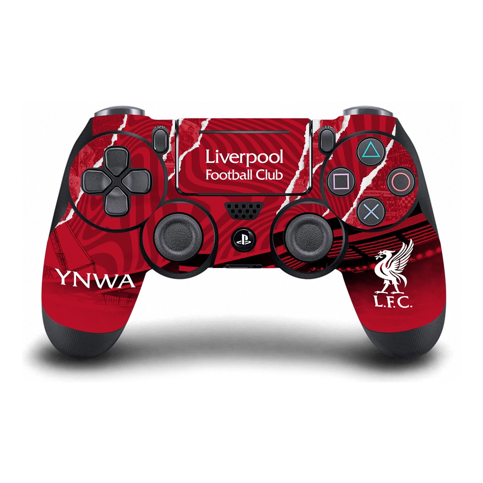 Head Case Designs Officially Licensed Liverpool Football Club 2023/24 Logo Stadium Vinyl Sticker Skin Decal Cover Compatible with Sony PS4 Slim Console & Controller