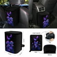 thumbnail image 4 of Renewold Mushroom Butterfly 15 PCS Car Seat Cover Full Set, with Steering Wheel Cover Seat Belt Strap Cover Trash Cans Rear View Mirror Cover Cup Coaster Keychain Air Vent Storage Bag Universal Fit, 4 of 7