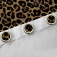 thumbnail image 4 of jejeloiu Rustic Leopard Hide Black Out Curtains,Jungle Animal Cheetah Curtains Pack of 2 (42x63 Each),Black Brown Bedroom Curtains For Adult,Super Cozy Room Decor, 4 of 6