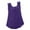 Purple, variant on Aoochasliy Tank Tops for Women Clothes Women Loose Casual Sleeveless Crewneck Solid Casual Blouse T-shirt Tunic Tops