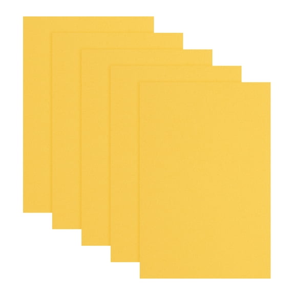 Uxcell 5 Pcs Gold EVA A4 Foam Sheets Crafts, 12 x 8 Inch Foam Paper for DIY Crafts Project Classroom Scrapbook Art Cards Home Office Decoration (2mm Thick)