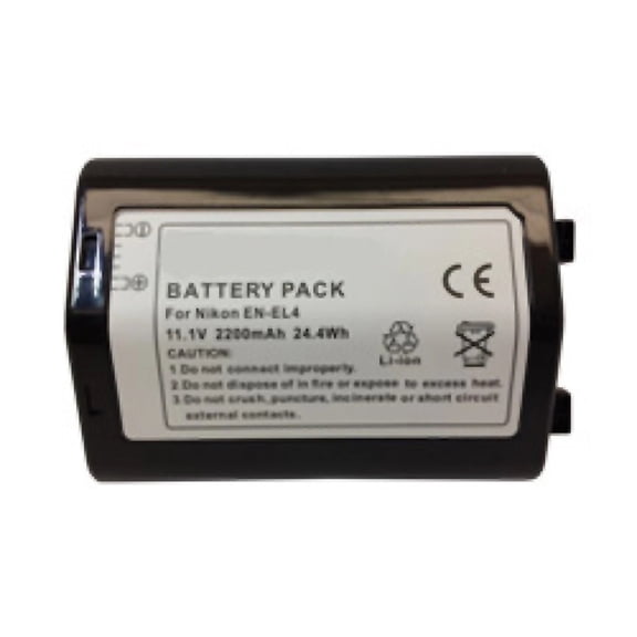 Batteries N Accessories BNA-WB-ENEL4 Digital Camera Battery - li-ion, 11.1V, 1800 mAh, Ultra High Capacity Battery - Replacement for Nikon EN-EL4 Battery