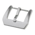 thumbnail image 1 of serony Brushed Stainless Steel Watch Band Screw-in Pin Buckle Head Clasp 18mm, 1 of 8