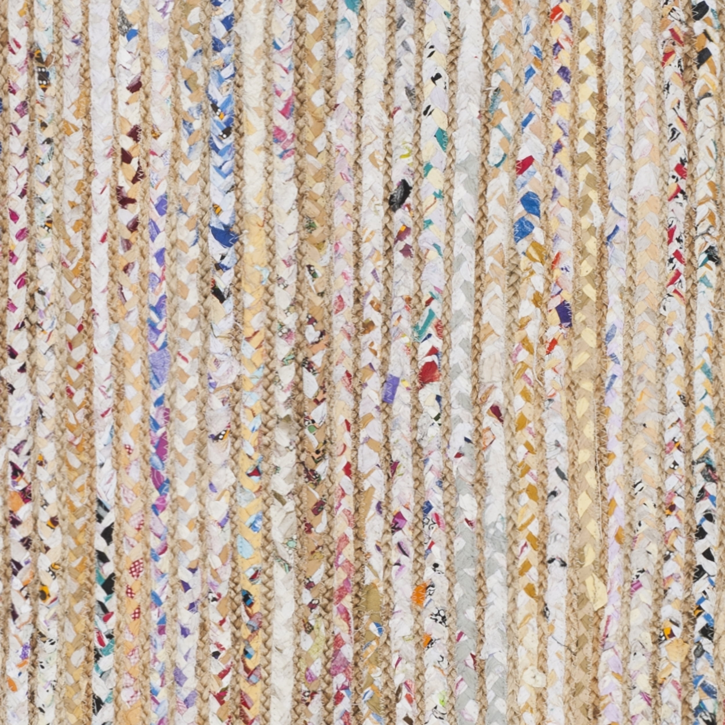 SAFAVIEH Cape Cod Miah Braided Area Rug, 2'3" x 20', Beige/Multi