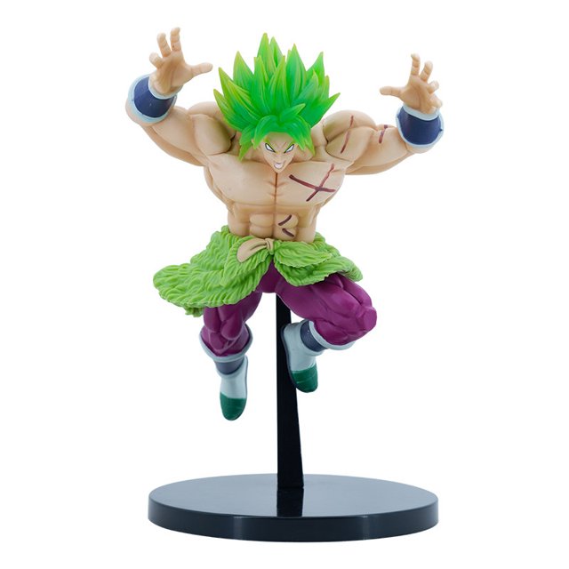 Figura Broli Dragon Ball Z, edición teatro, figura verde 22cm, Anger, Super Saiyan
