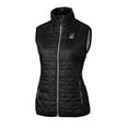 thumbnail image 2 of Women's Cutter & Buck Black Portland State Vikings Vault Rainier PrimaLoft Eco Full-Zip Puffer Vest, 2 of 3