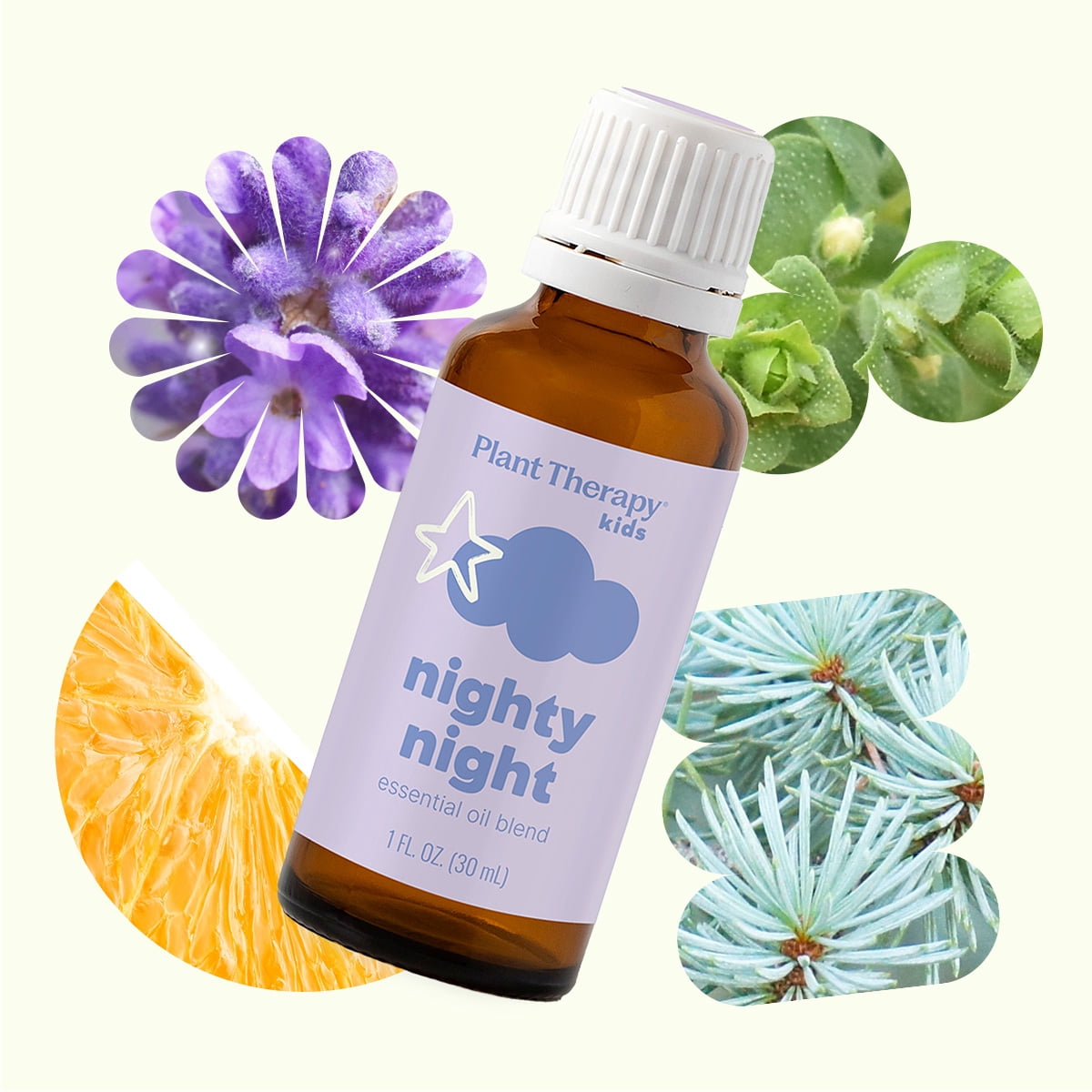 Plant Therapy KidSafe Nighty Night Essential Oil Blend for Sleep 30 mL (1 oz) 100% Pure, Undiluted, Natural Aromatherapy