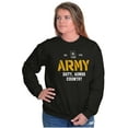 thumbnail image 4 of US Army Est 1775 Duty Honor Country Unisex Plus Fleece Graphic Sweatshirt Brisco Brands 5X, 4 of 5