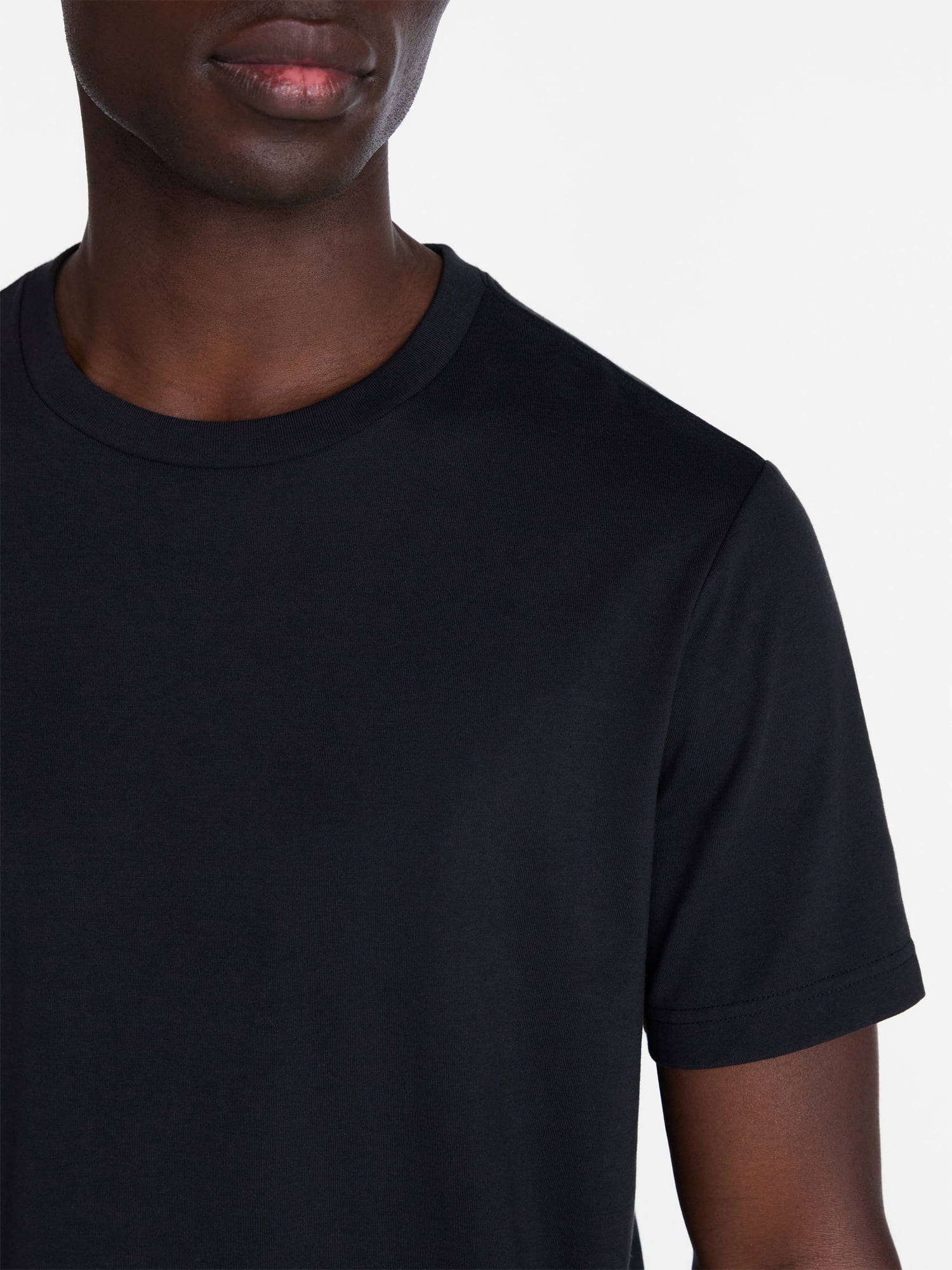 George Men's and Big Men's Crewneck Tee with Short Sleeves, Sizes XS-6XB