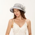 thumbnail image 7 of Yoyauz Kentucky Church Derby Dress Clock Hat Sweet Cute Floral Bucket Hat, 7 of 7