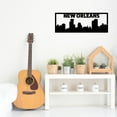 thumbnail image 2 of New Orleans Skyline Silhouette Laser Cut Solid Steel Decorative Home Accent Wall Sign Hanging, 2 of 3