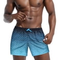 thumbnail image 5 of CHENge Men Volleyball Shorts Lightweight Floral Swim Trunks Quick-Dry Spring Break Swim Trunks with Pockets Stretch Fabric Mens Summer Clothes, 5 of 5
