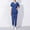Dark Blue, variant on Scrubs for Women Set Comfortable Breathable Scrub Tops and Scrub Pants Medical Nursing Uniforms Set