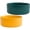 Green&Yellow, variant on ACDANC Cat Food Bowl,Natural Ceramic Cat Water Bowl,Splash-Proof Design Puppy Bowls,11cm,Black