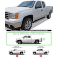 thumbnail image 2 of APS Running Boards Style Compatible with Chevy Silverado GMC Sierra 1500 2500 1999-2006 Extended Cab & 2500 HD 3500 & 07 Classic 01-06 (Nerf Bars Side Steps Side Bars), 2 of 6